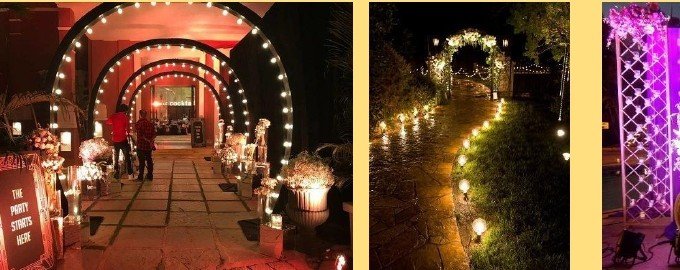 Entrance Gallery Decorations hero - Rajasthan Event Management