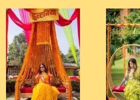 Circular Marigold Swing - Rajasthan Event Management