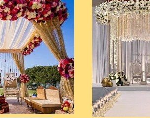 White Garland Mandap - Rajasthan Event Management